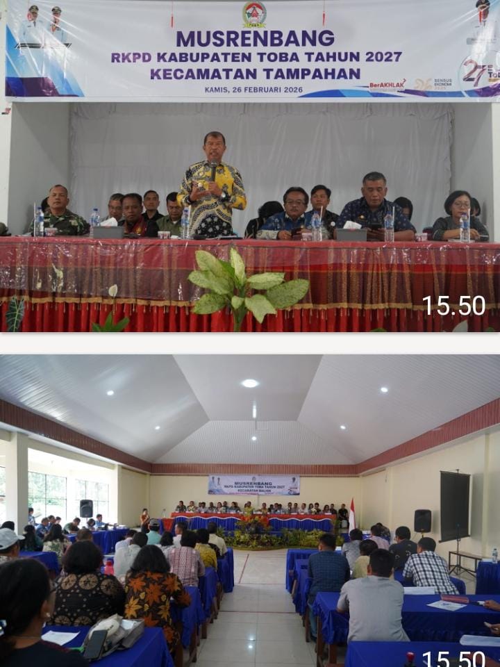 Wabup Toba Tekankan Kreativitas Gali Potensi Daerah saat Musrenbang Kecamatan
