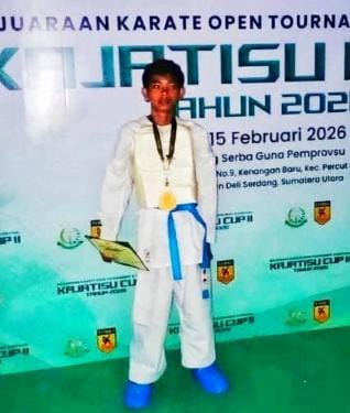 Siswa Humbahas Raih Juara I (satu) Karate di Kajati-SU CUP II