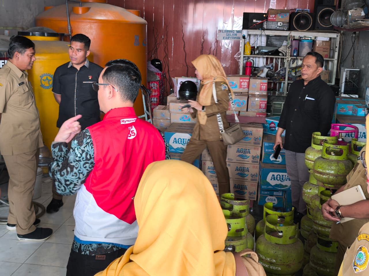 Polres Tulungagung Sidak Pangkalan LPG, Pastikan Ketersediaan Gas Bersubsidi Aman*
