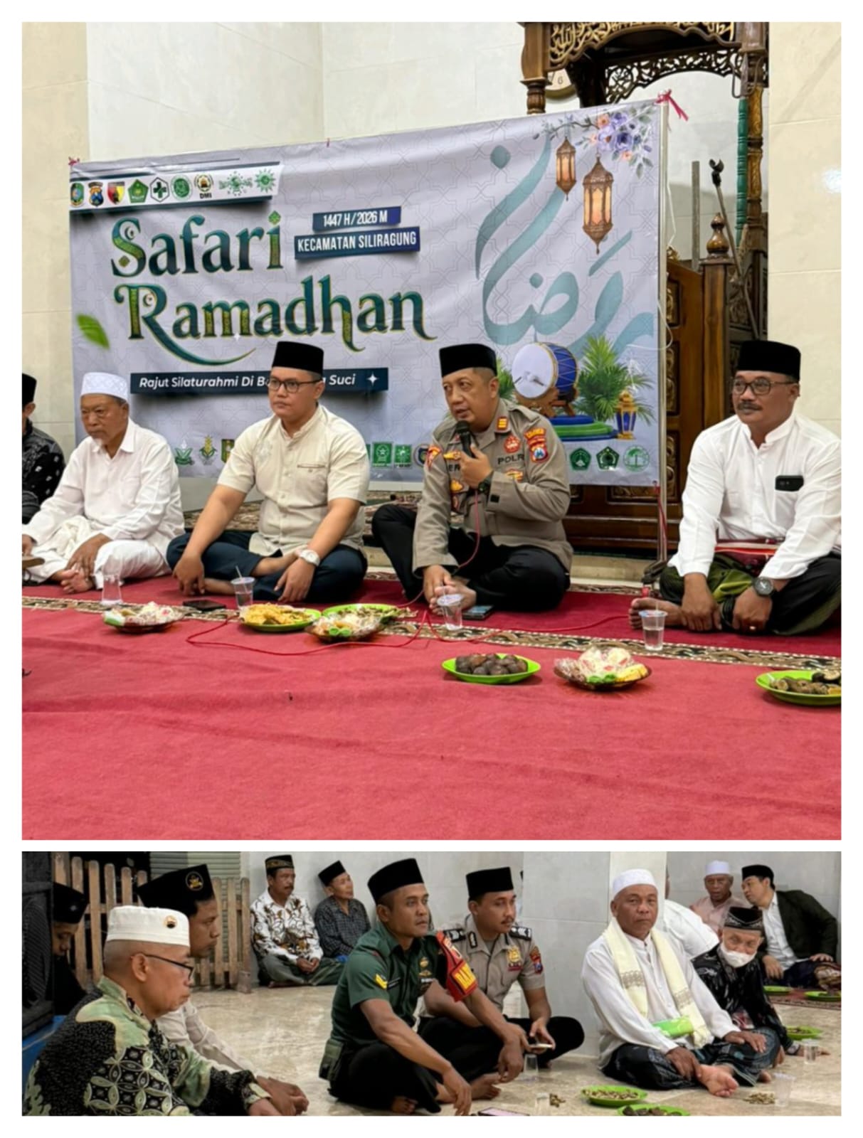 Hangatnya Safari Ramadhan di Sumberbening, Kebersamaan Aparat dan Warga Kesilir Terjalin Tanpa Sekat