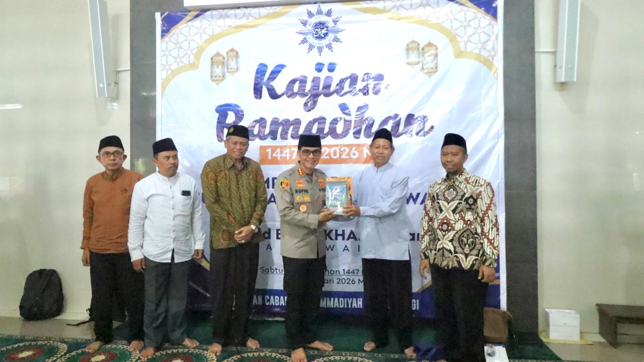 Pererat Silaturahmi, Kapolresta Banyuwangi Hadiri Kajian Ramadhan 1447 H PD Muhammadiyah