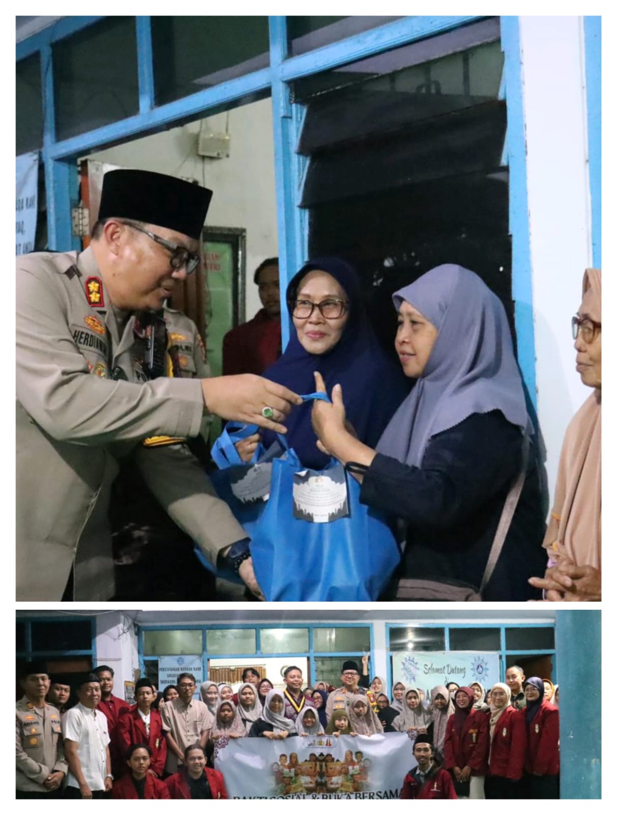 Ramadhan Berkah : Polres Mojokerto Kota Gelar Baksos dan Bukber di Panti Asuhan