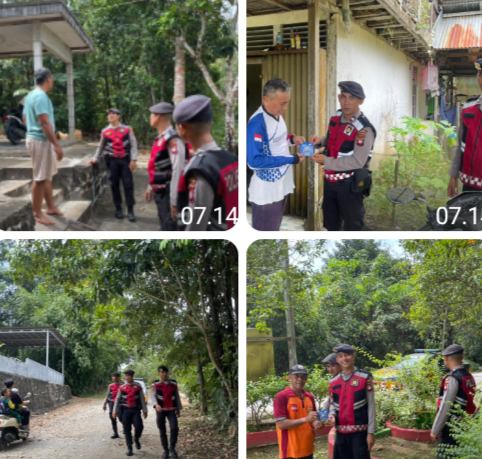 Sat Samapta Polres Sanggau Tingkatkan Patroli Demi Kenyamanan Warga