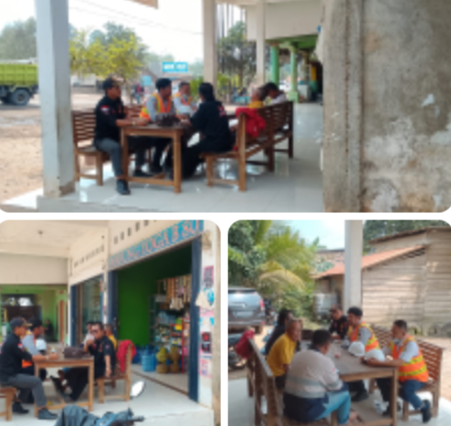 Ormas GRIBJAYA PAC kecamatan Bayung Lencir bersama PEMANGKU ADAT adakan pertemuan dengan pihak perusahaan PT.MMJ dan Dishub provinsi Sumsel terkait dengan angkutan batu bara