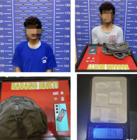 Sat Resnarkoba Polres Sabang Tangkap Pelaku Narkotika Jenis Sabu di Kecamatan Sukamakmue