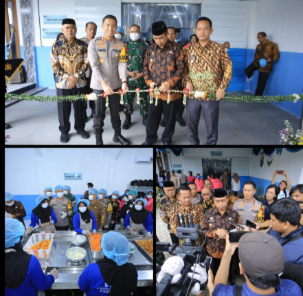 Kapolres Madiun Resmikan SPPG ke 2 dan 3 di Desa Sogo, Perkuat Program Gizi Cegah Stunting*