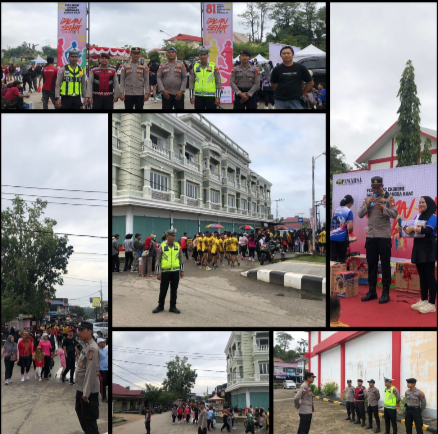 Polri dan Pers Bersinergi, Jalan Sehat HPN 2026 Sanggau Aman dan Tertib