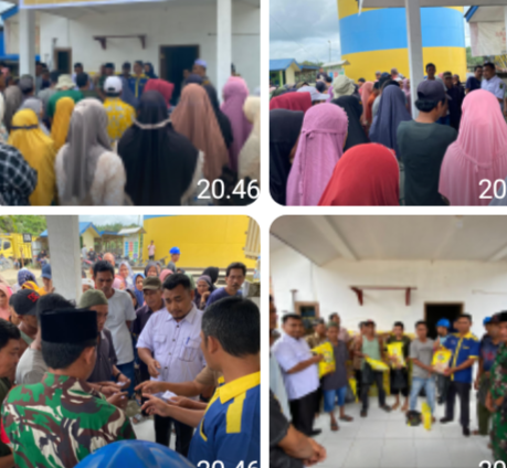 ‎PT Samudera Agro Mas Salurkan 210 Paket Sembako untuk Warga Desa Keritang