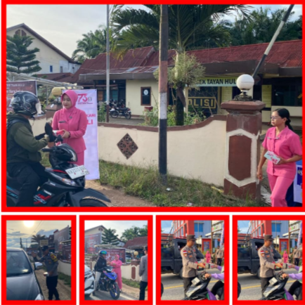 Polri Hadir untuk Toleransi, Ibadah Minggu di Sanggau Berlangsung Aman