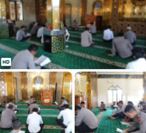 Polisi Mengaji .Polres Bulukumba Khatamkan Al.Qur an.30 Juz Setiap Hari di Bulan Ramadhan