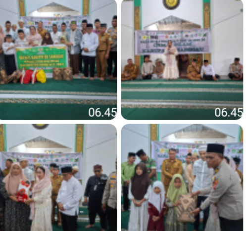 Safari Ramadhan 1447 H di Parindu, Pemkab dan Ormas Islam Sanggau Santuni 90 Warga Kurang Mampu
