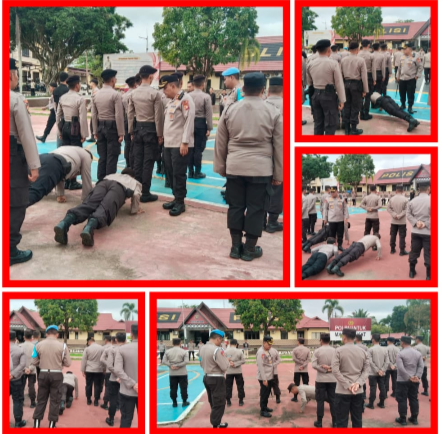 Kapolres Melawi Cek Kerapian Personel hingga Ruang Pelayanan Saat Apel Pagi Jumat*
