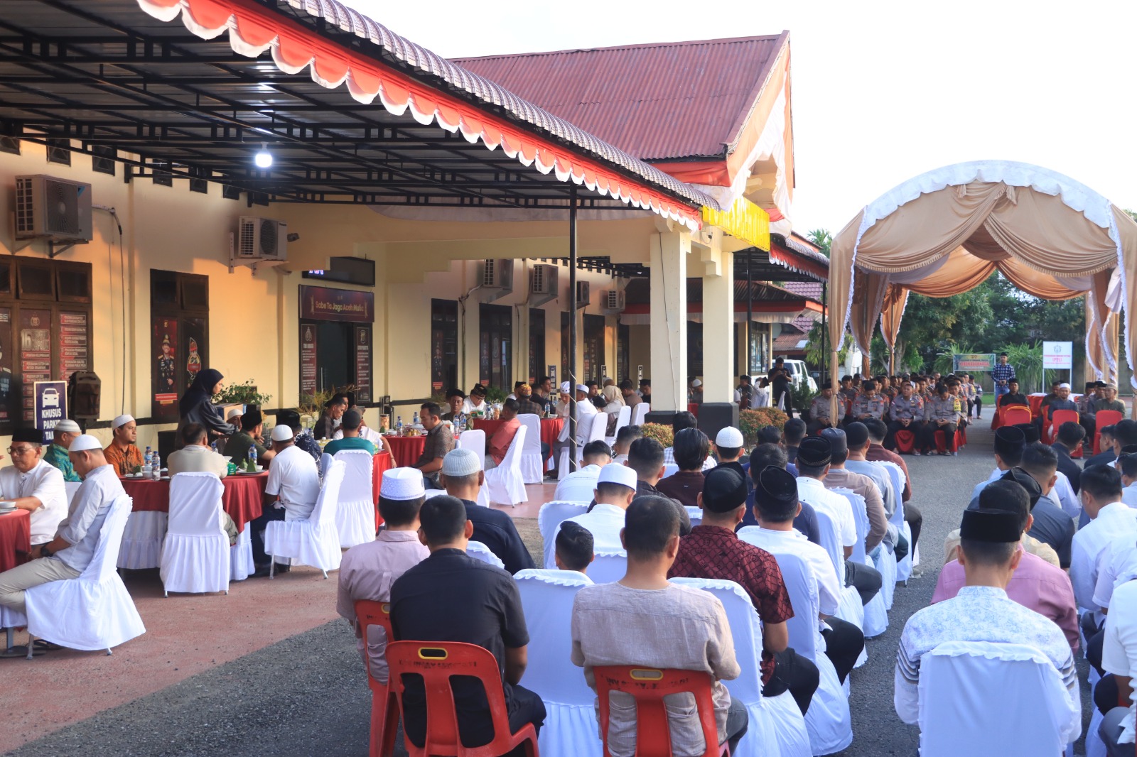 Jalin Silaturahmi dan Perkuat Sinergi, Polres Aceh Utara Gelar Buka Puasa Bersama
