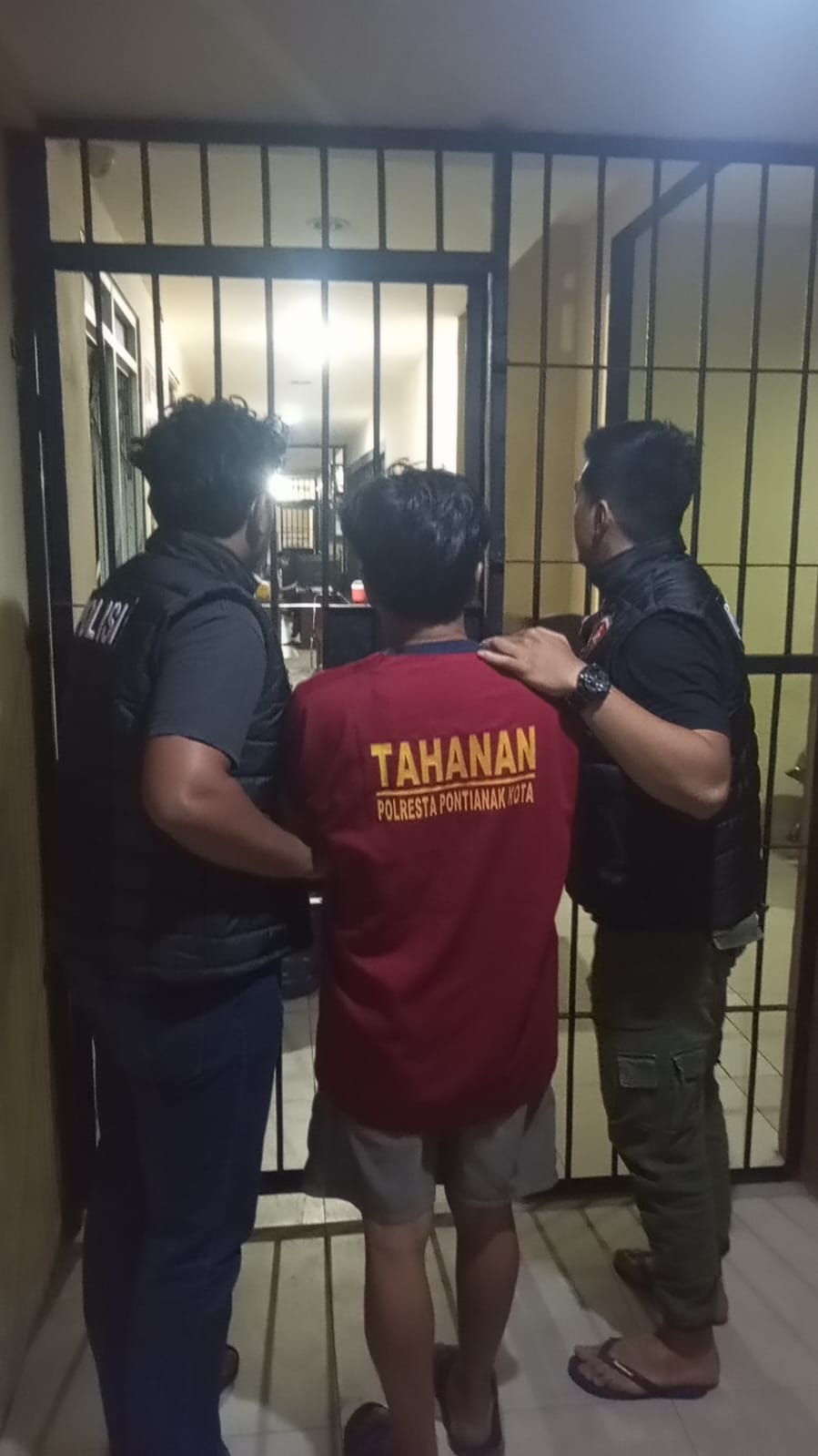 Tim Jatanras Polresta Pontianak amankan terduga pelaku pencurian HP di Masjid As-Salam