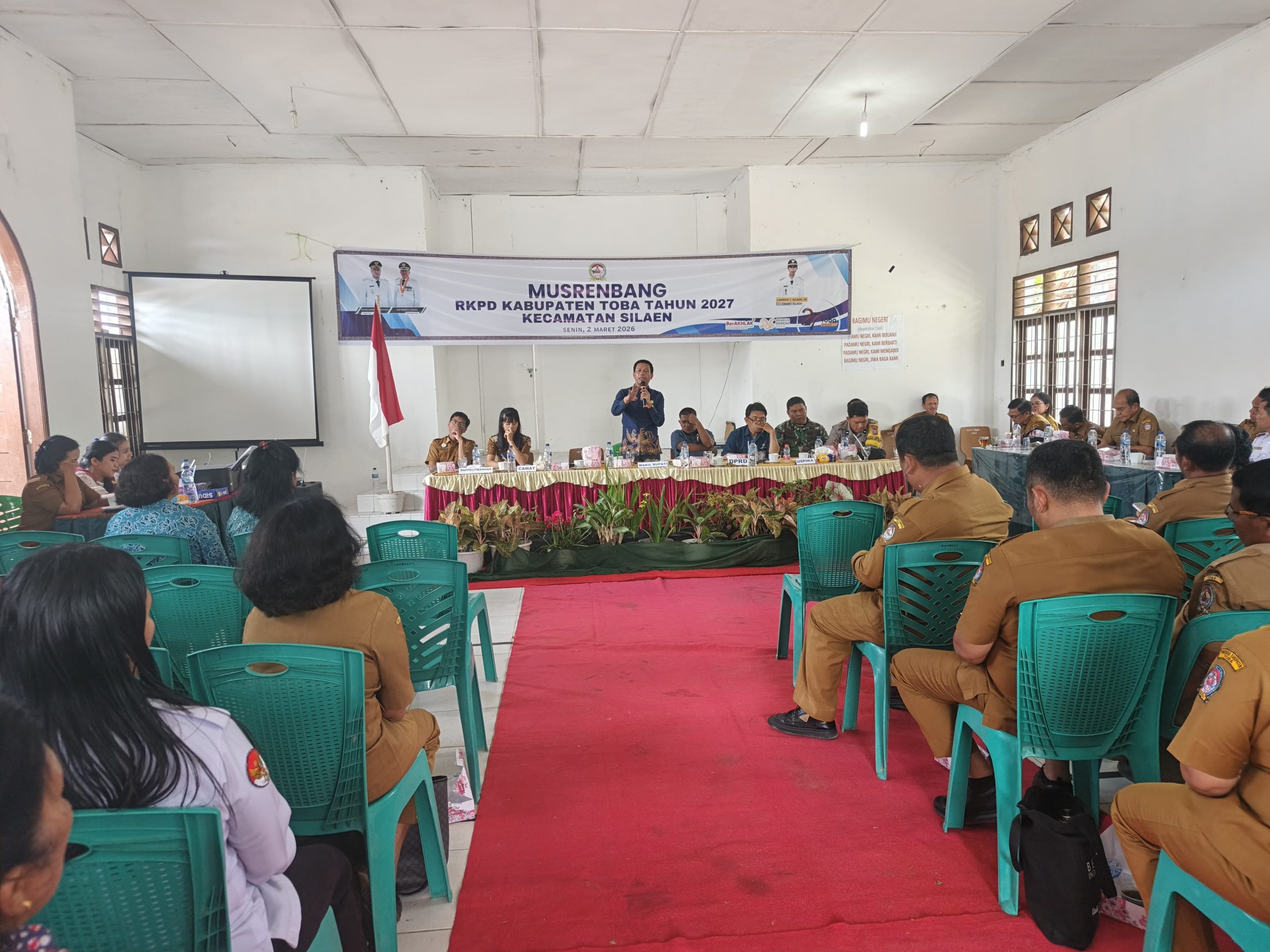 Musrenbang RKPD 2027 Kecamatan Silaen Fokus Pertanian dan Efisiensi Dana Desa Silaen.