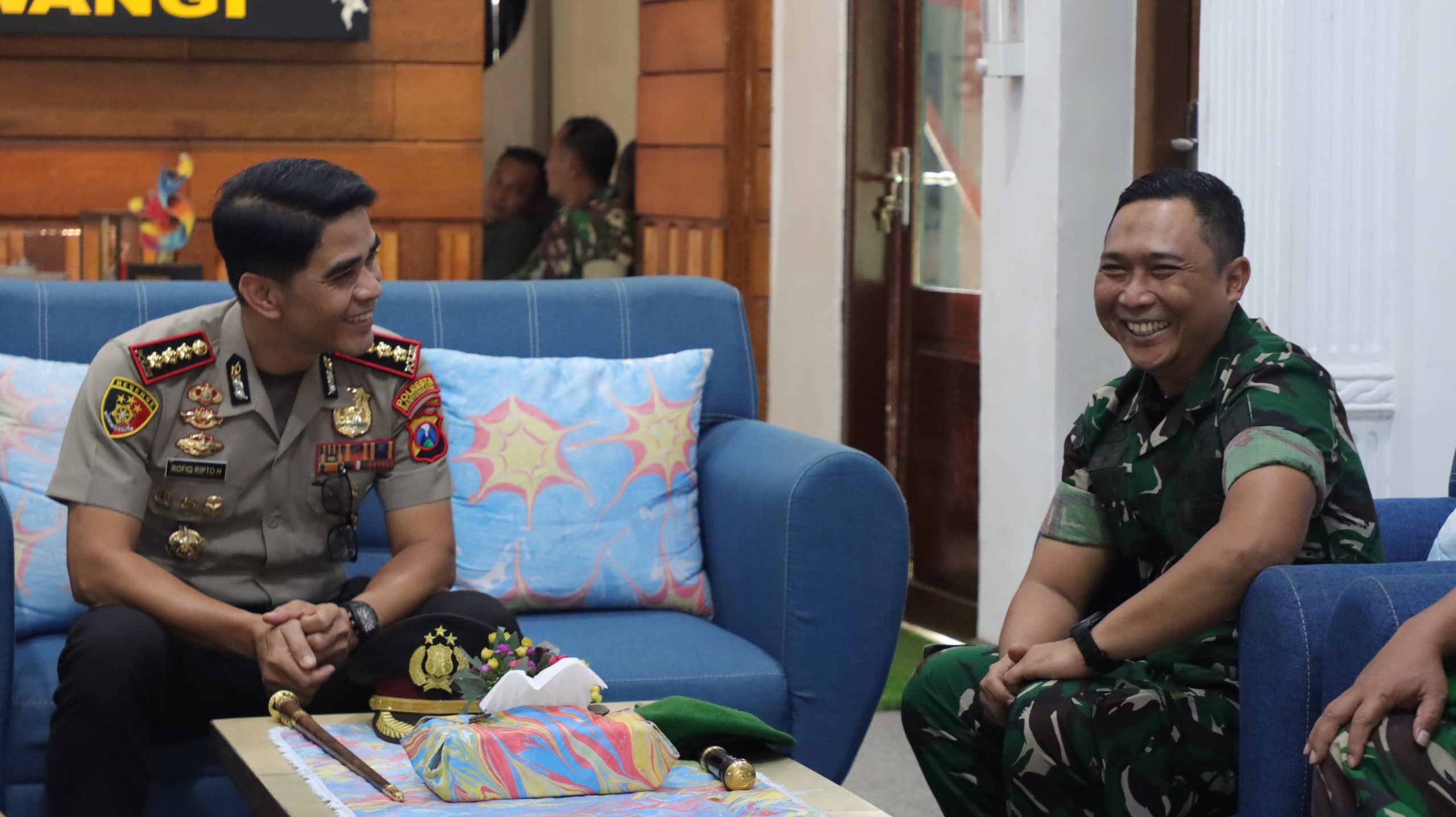 Kapolresta;Kombes Pol Dr. Rofiq Ripto Himawan Perkuat Sinergitas TNI–Polri, Silaturahmi ke Kodim 0825 Banyuwangi