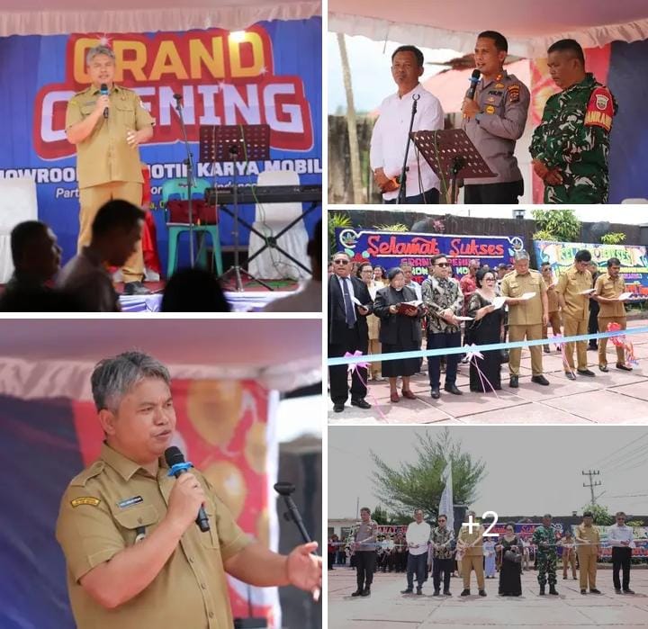 Grand Opening Otomotif Karya Mobilindo(OKARMO)Di Hadiri Wakil Bupati Taput.