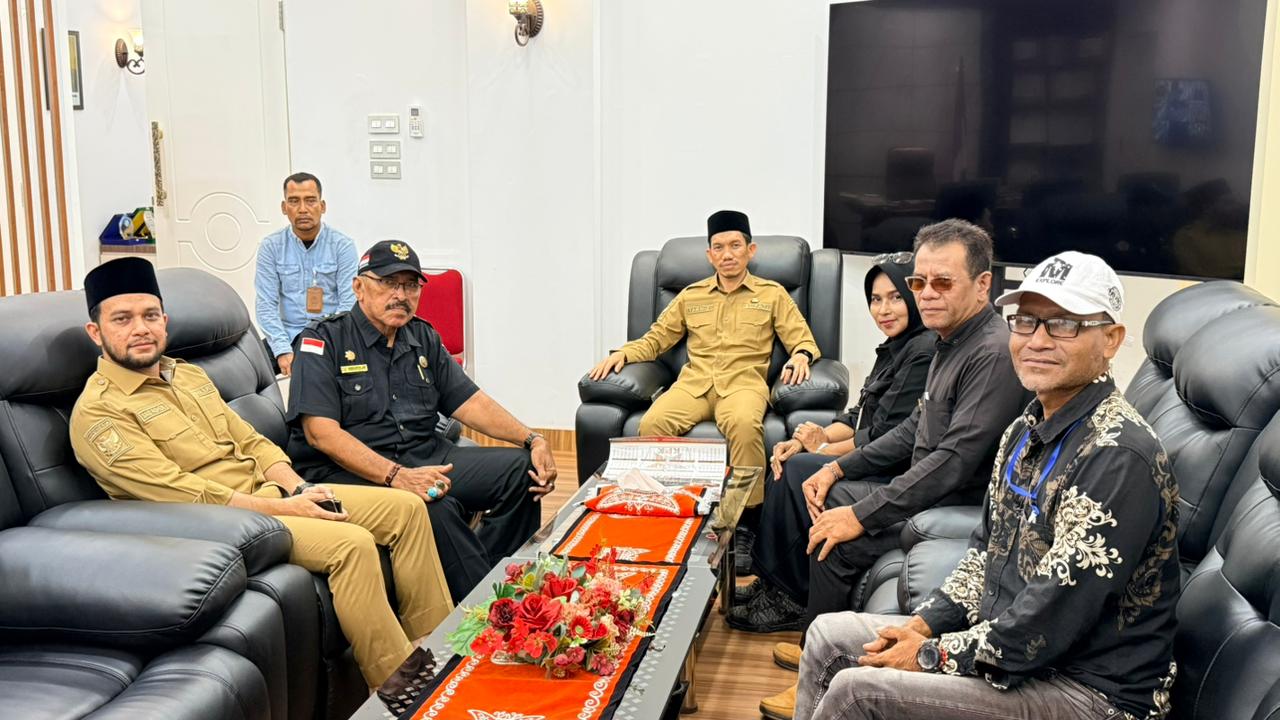 Kunjungan Lembaga L- KPK Prov Aceh kekantor Bupati Aceh Barat
