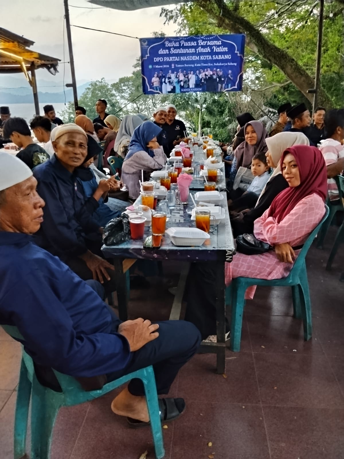 DPD Partai NasDem Kota Sabang Gelar Buka Puasa Bersama dan Santuni Anak Yatim:”Kebersamaan dan Rasa Syukur