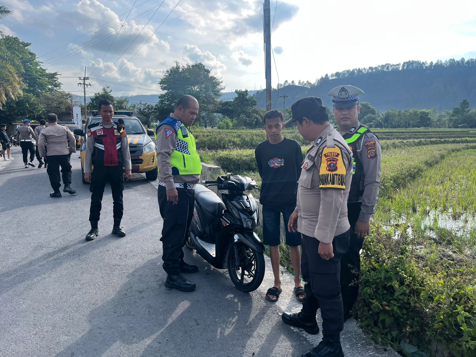Respon Cepat, 6 Motor Knalpot Brong Berhasil Diamankan Polres Toba dalam Patroli Ramadhan*