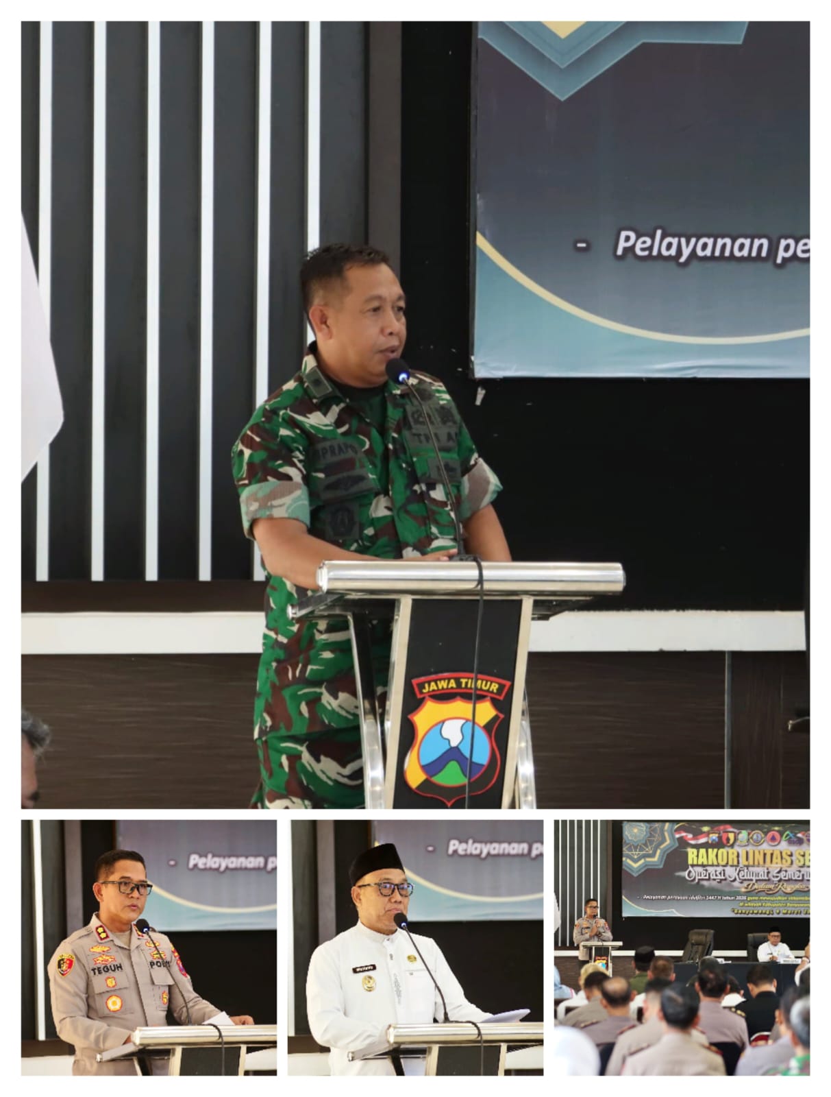 Kasdim 0825/Banyuwangi Hadiri Rakor Lintas Sektoral Operasi Ketupat Semeru 2026: Sinergi Kuat Jaga Banyuwangi Tetap Aman Saat Idulfitri