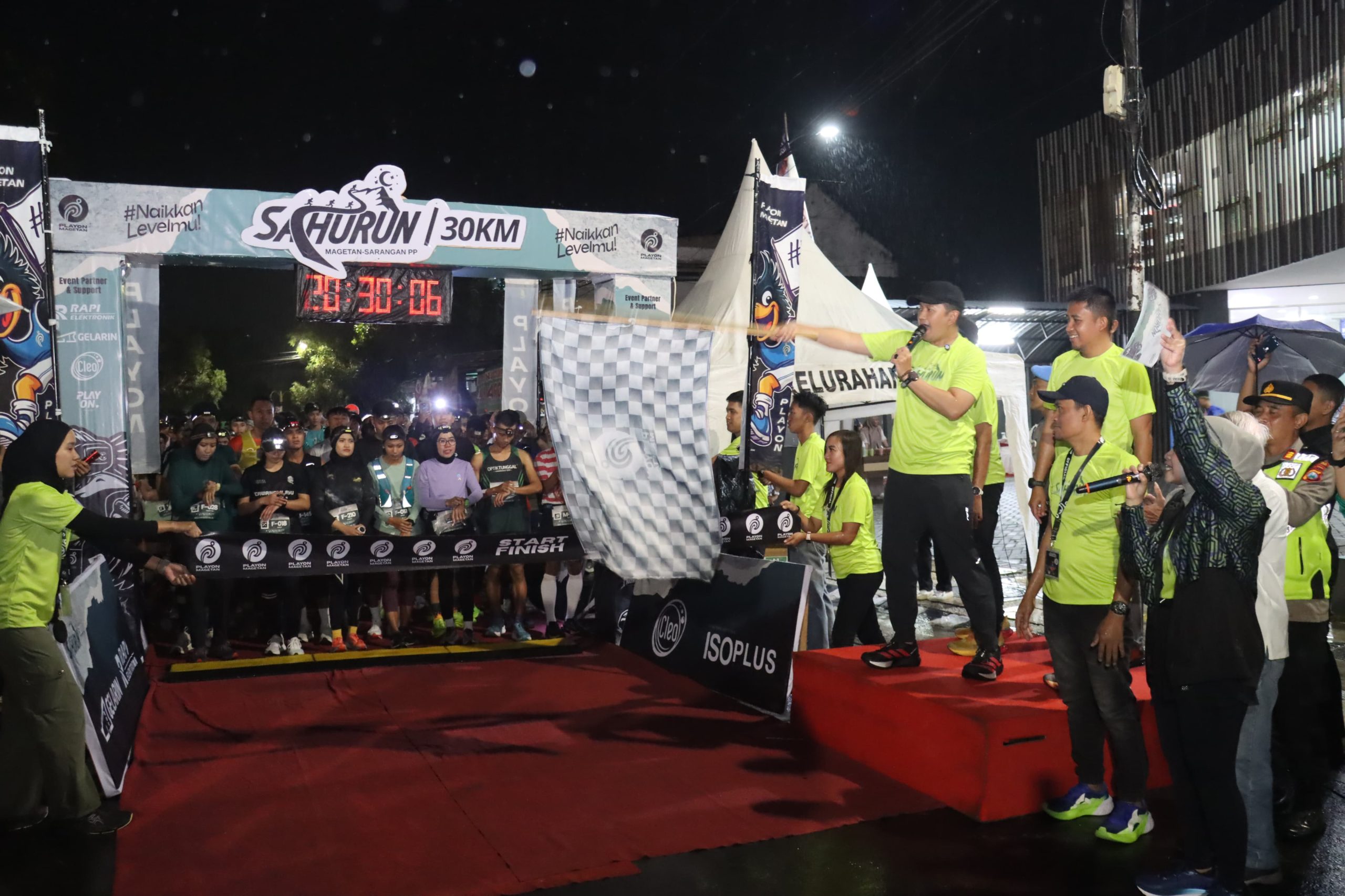 Sahurun 30K : Polres Magetan Wadahi Komunitas Pelari di Bulan Ramadhan*