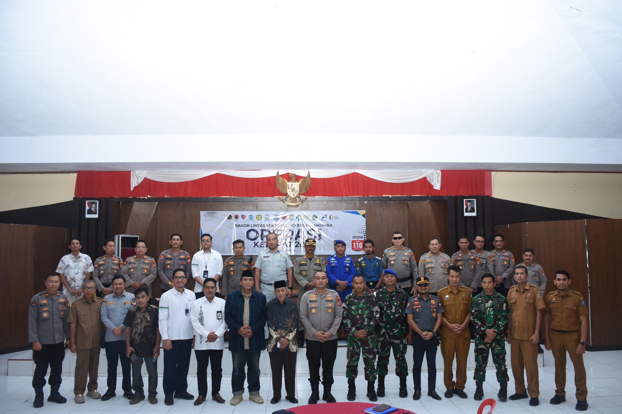 Oprasi Ketupat. 2026.Kapolres Bulukumba Pimpin Rakor Lintas Sektoral