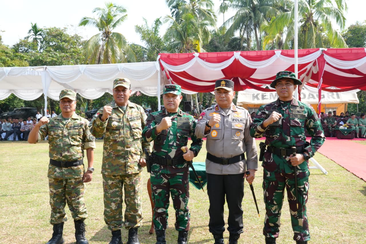Penutupan TMMD ke-127 Bersama Pangdam, Kapolda Riau dan Pemda Kuansing