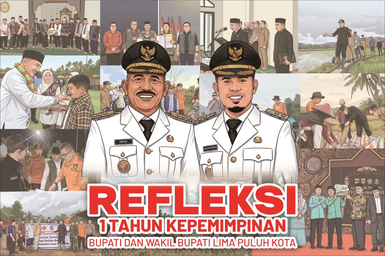 Refleksi Satu Tahun kepemimpinan Pasangan Sakato di kabupaten Limapuluh kota