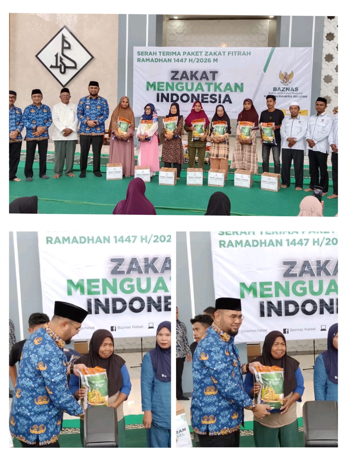 Bupati Bassam Kasuba Serahkan Paket Zakat Fitrah Ramadhan 1447 H/2026 M