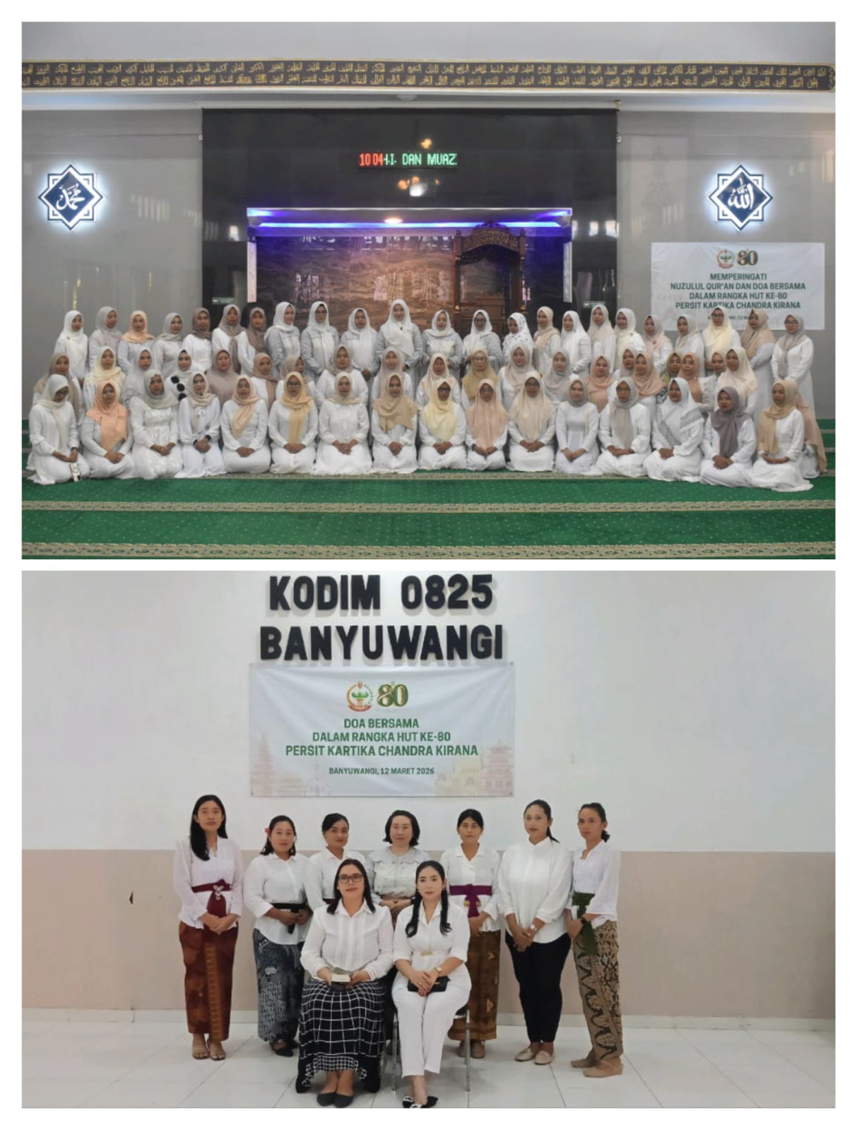 Persit Makin Kuat, Doa Lintas Agama Iringi Peringatan HUT ke-80 Persit Kartika Chandra Kirana