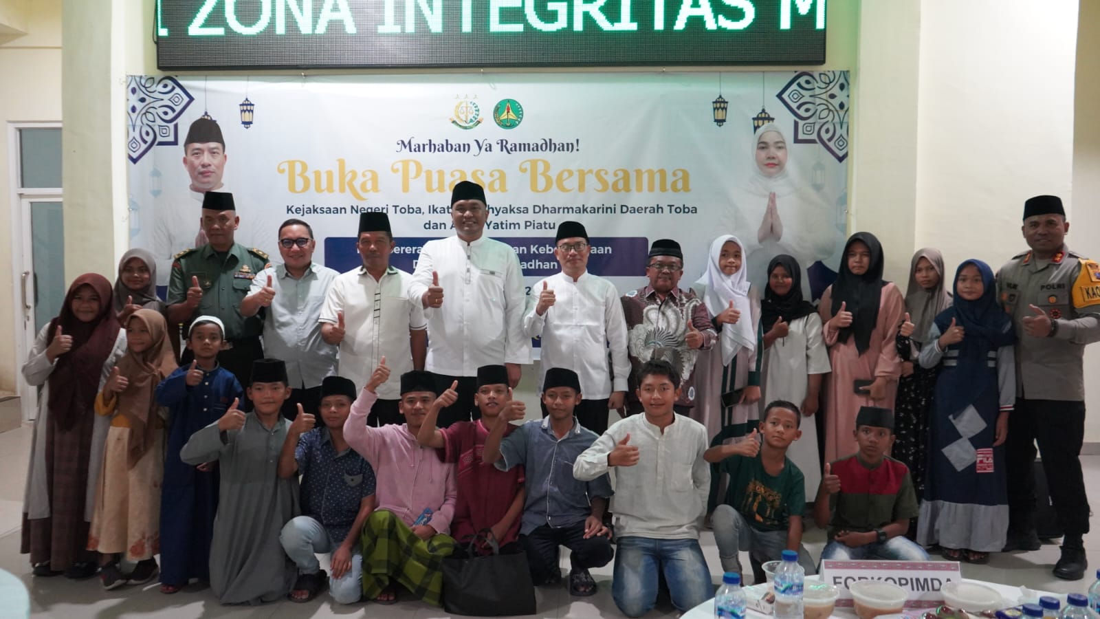 Forkopimda Buka Puasa Bersama Kejari Toba