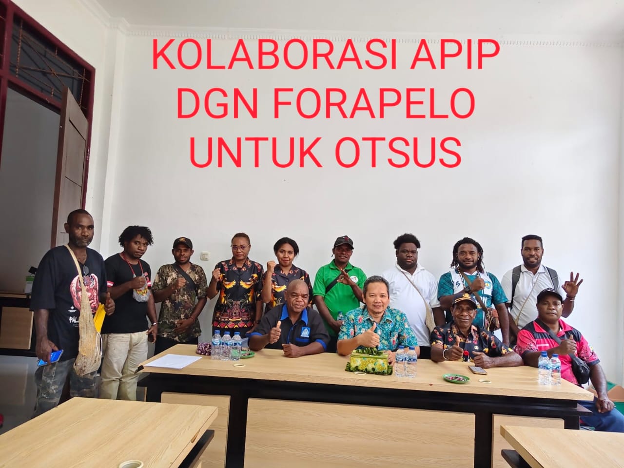 Forapelo 7 suku peduli Otsus kabupaten teluk Bintuni berkolaborasi dengan inspektorat teluk Bintuni.