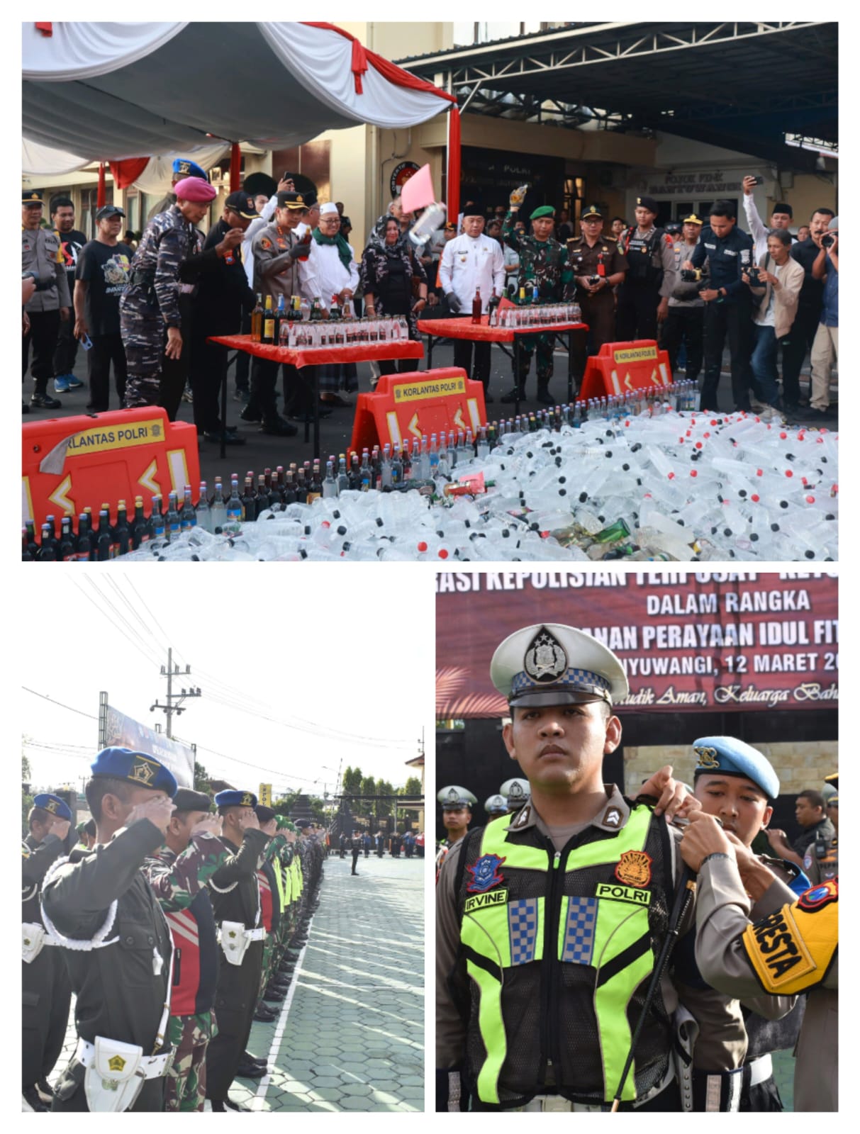 Dandim 0825/Banyuwangi Laksanakan Apel Gelar Pasukan Operasi Ketupat Semeru 2026, Sinergi TNI–Polri Siap Amankan Arus Mudik Lebaran