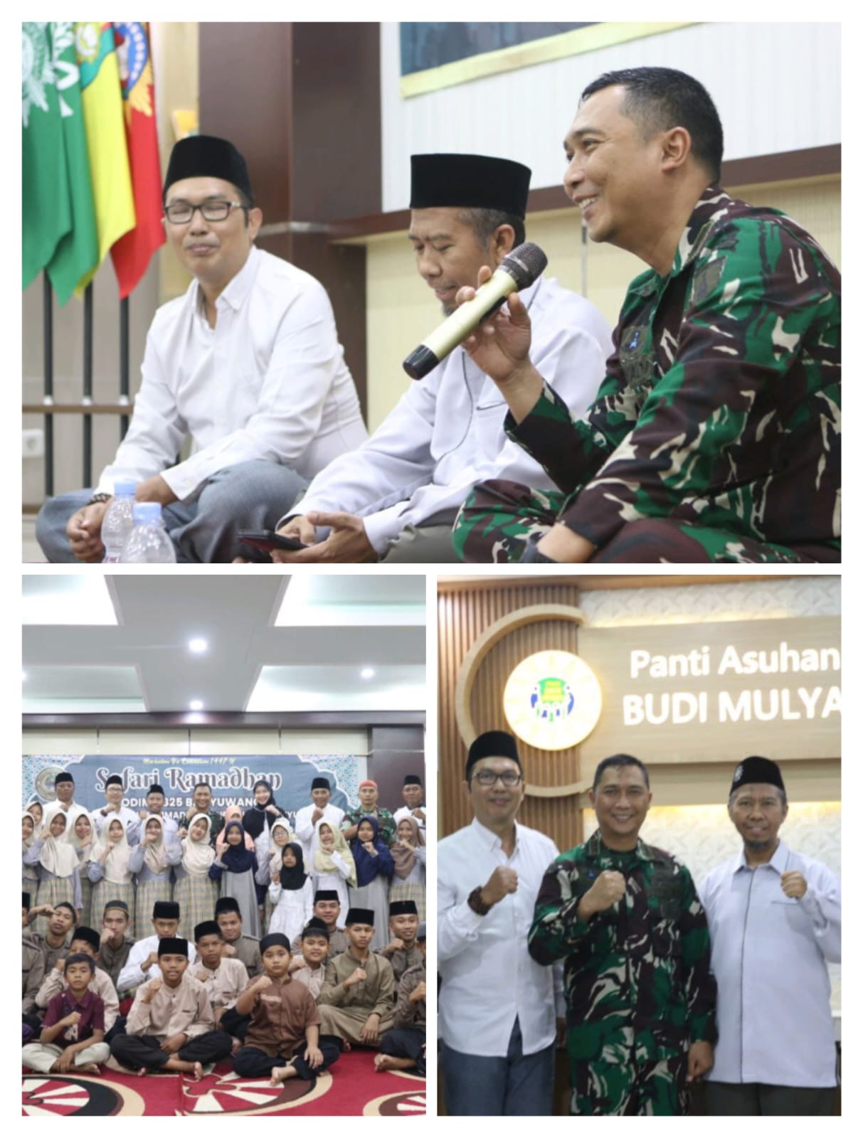 Safari Ramadhan Kodim 0825/Banyuwangi Di Panti Asuhan Muhammadiyah Budi Mulya Banyuwangi