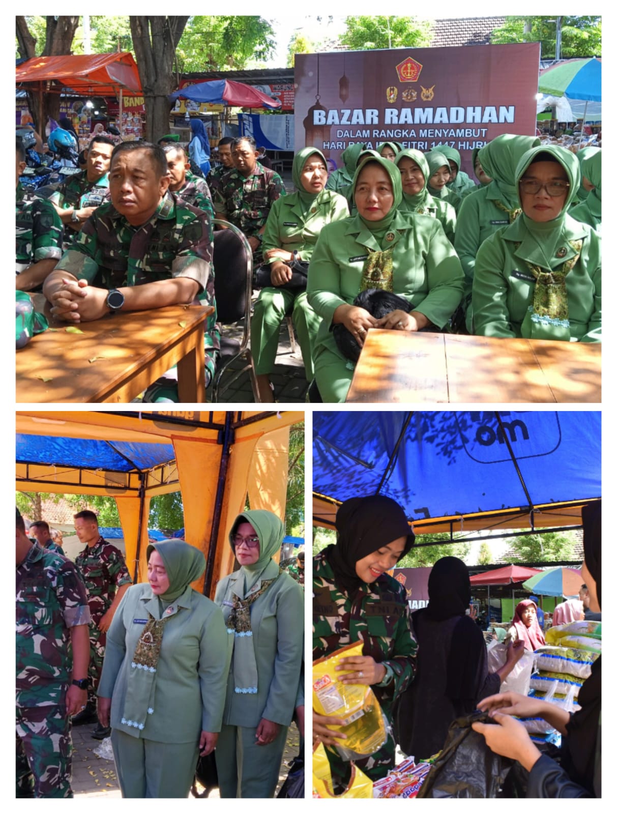 Jelang Idul Fitri 1447 H, Kodim 0825 Banyuwangi Gelar Bazar Murah Ramadhan, Warga