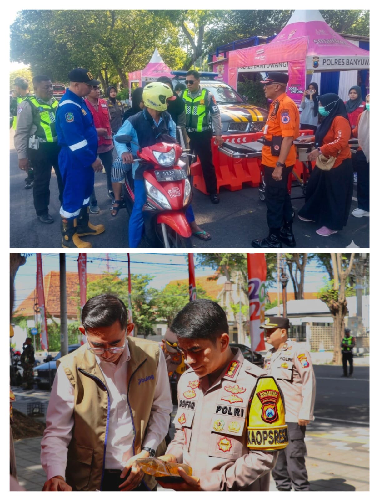 Jaga Stabilitas Harga Saat Ramadan, Kapolresta Banyuwangi Hadiri Gerakan Pangan Murah Serentak di RTH Blambangan