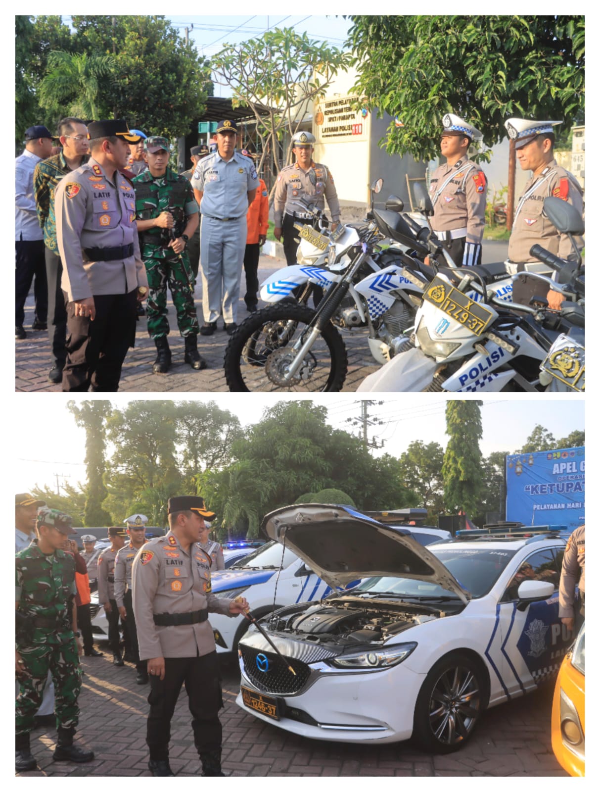 Polisi Hadir Jaga Kekhusyukan Ibadah Minggu, Jemaat di Beduai Beribadah dengan Aman dan Tenang