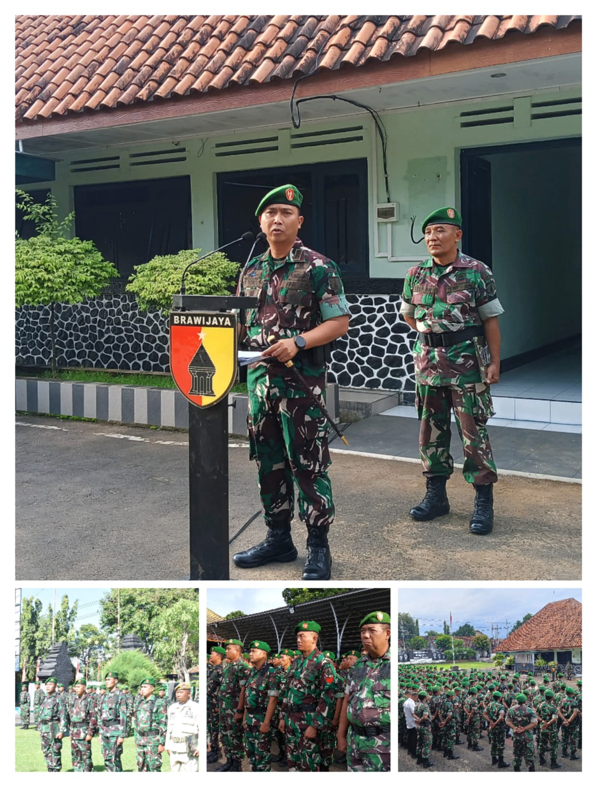 Anggota Kodim 0825/Banyuwangi Laksanakan Upacara 17-an, Amanat Pangdam V/Brawijaya Ingatkan Prajurit Selalu Hati-Hati Saat Mudik