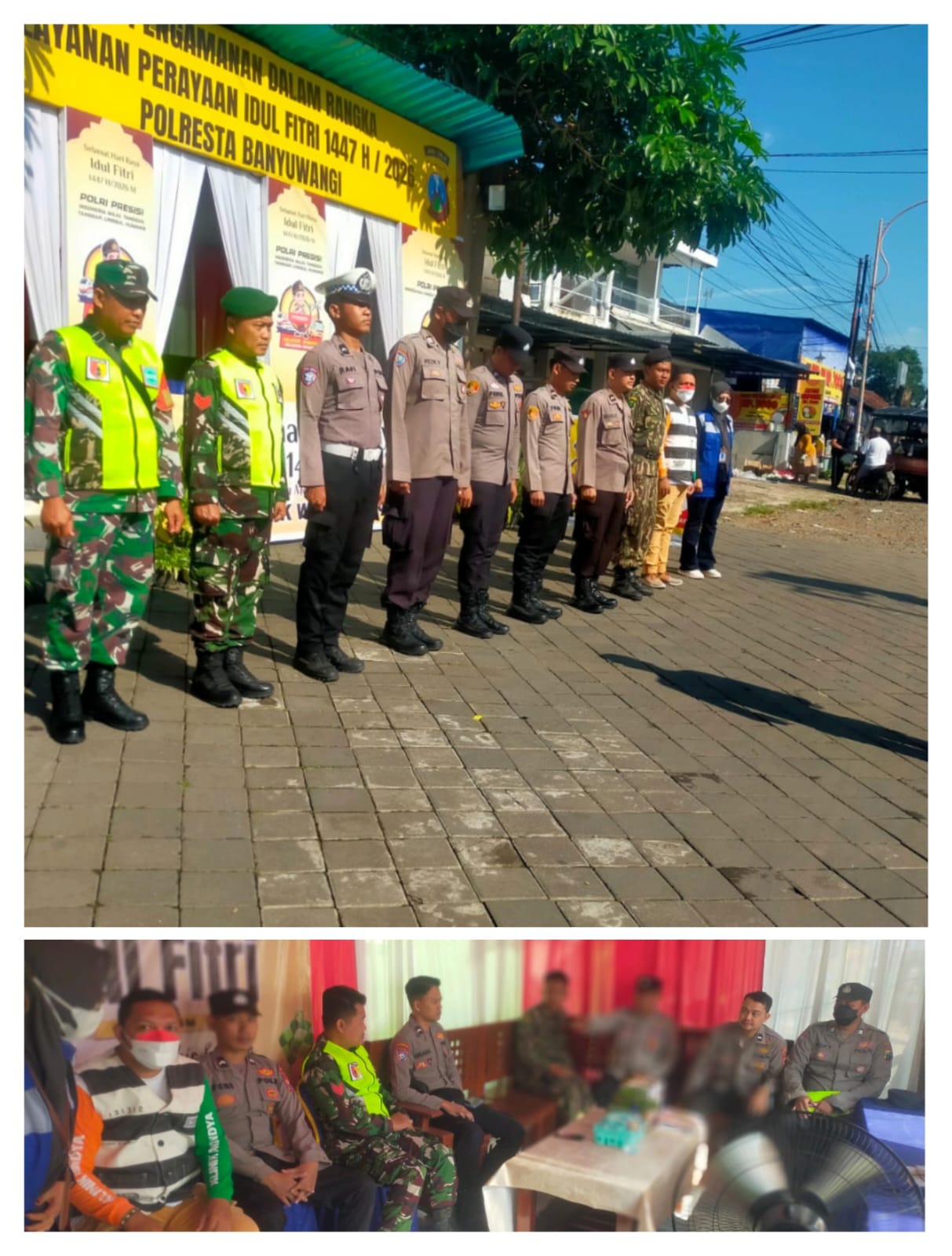 Siaga Lebaran 2026, Pos Pam Wongsorejo Banyuwangi Terpantau Aman dan Lalu Lintas Lancar