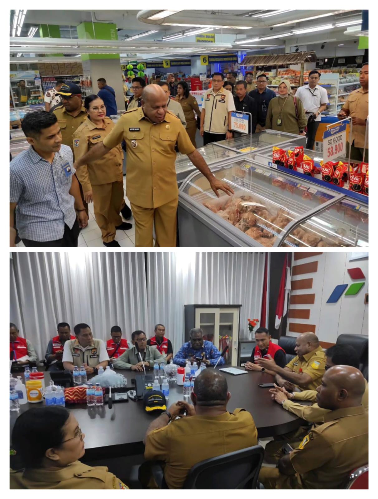 Jelang Idul Fitri 1447 H, Ditreskrimsus Polda Papua Bersama Pemprov Sidak Pangan, Pastikan Stok Aman dan Harga Terkendali