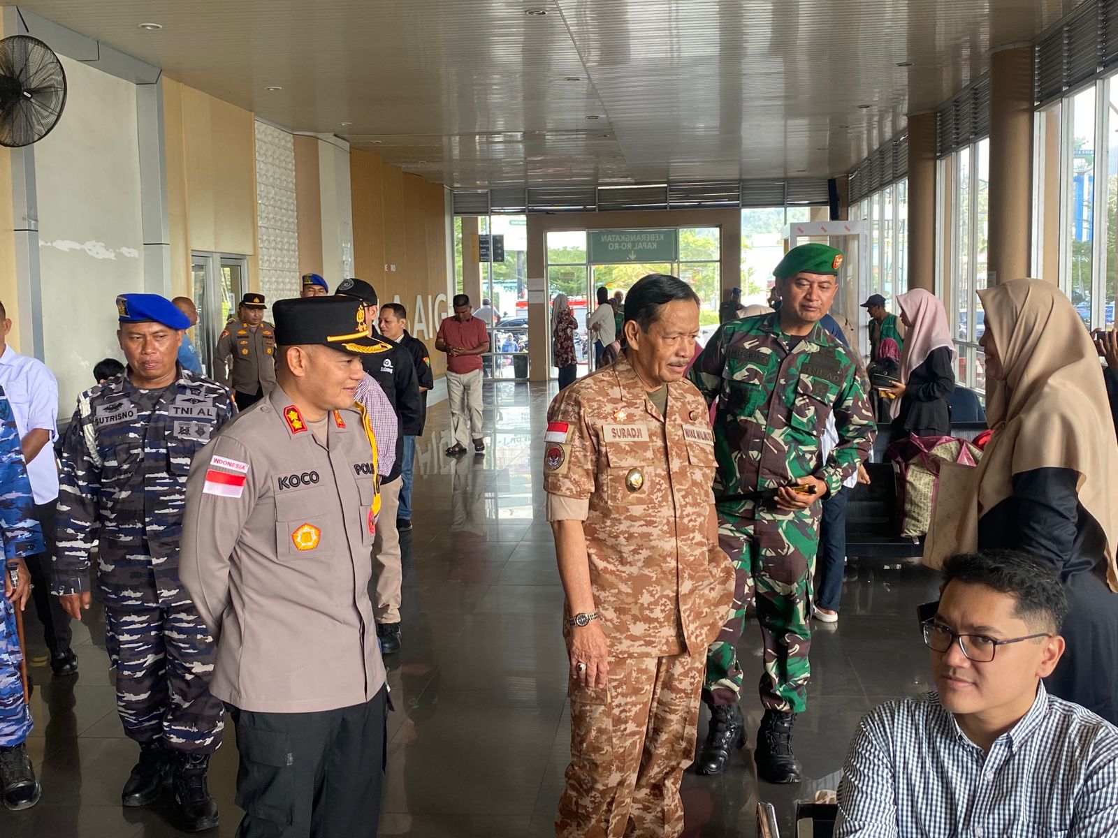 Kapolres Sabang Bersama Forkopimda Tinjau Pos Pelayanan Terpadu Mudik Idul Fitri 1447 H.