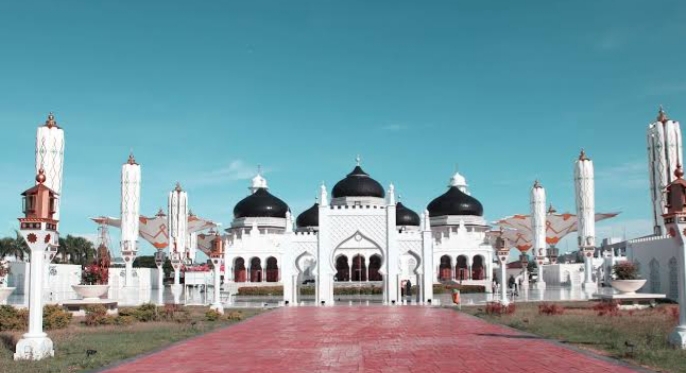 Sholat IDUL FITRI 1447 H 2026 M di pusatkan di Mesjid Raya Baiturrahman Banda Aceh .
