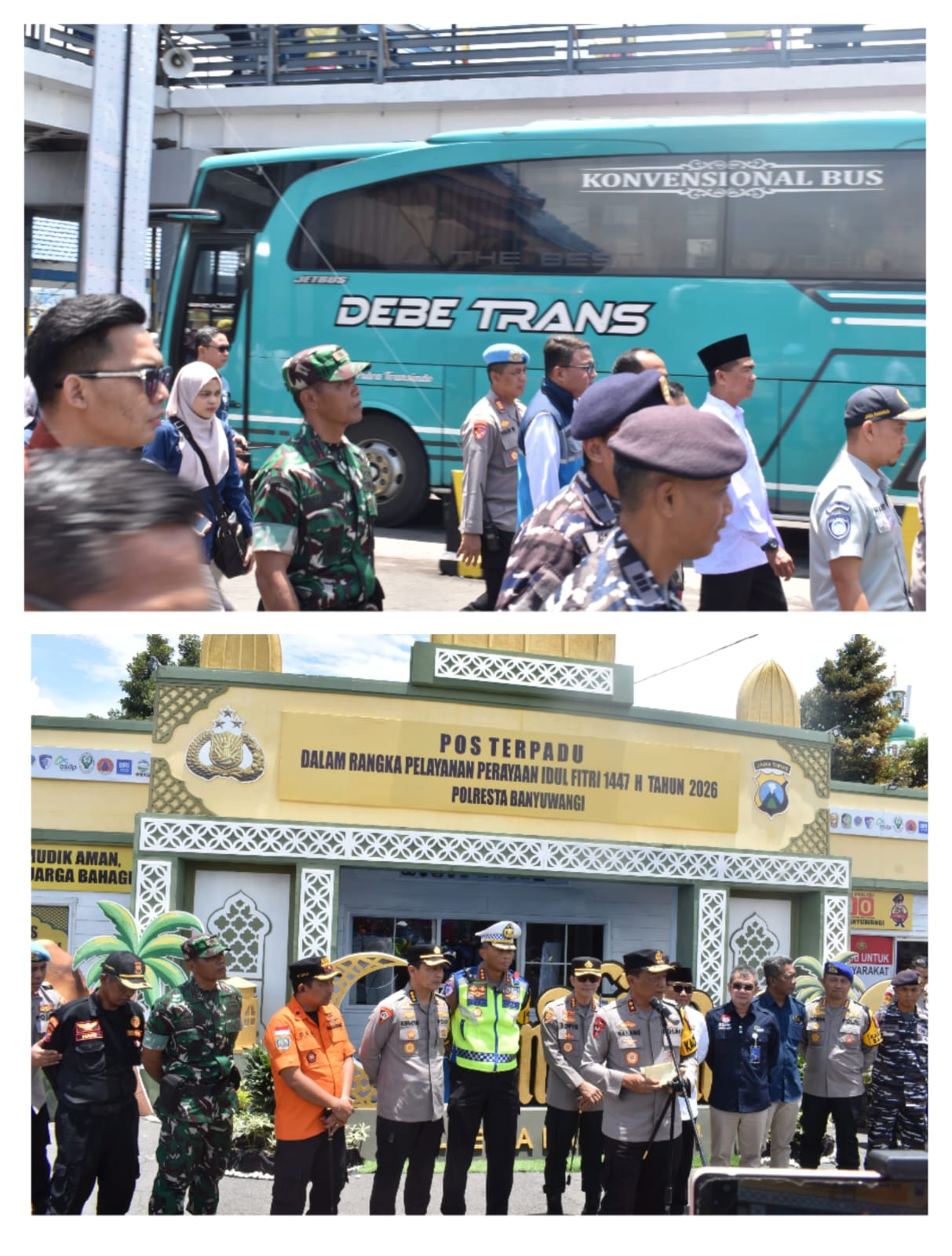 Operasi Ketupat Semeru 2026: Kapolda Tinjau, Babinsa Kalipuro Siaga”