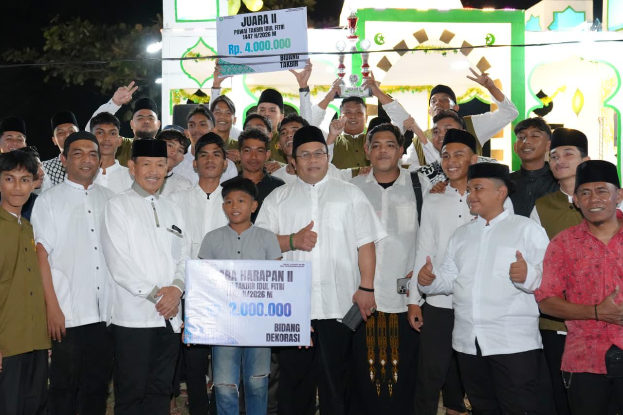 Pawai Takbir Malam Idul Fitri 1447 H 2026 M Warga Sabang Antusias Menyaksikannya
