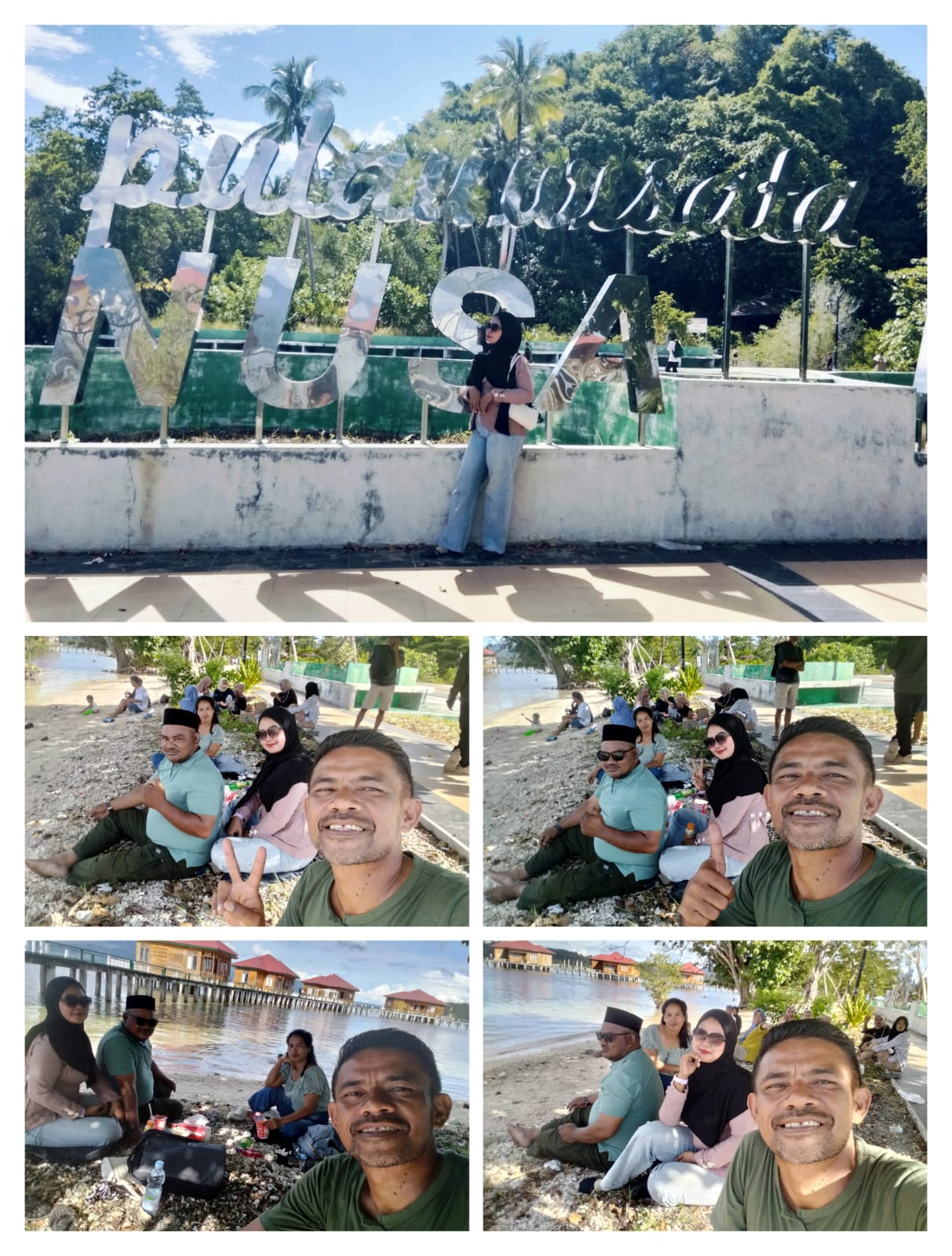 Hari Kedua Idul Fitri, Masyarakat Halsel Padati Wisata Pulau Nusara