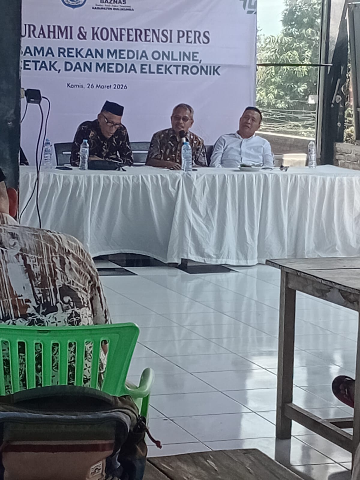 Konferensi Pers Idul Fitri .Basnas Tekankan Pentingnya Silaturahmi