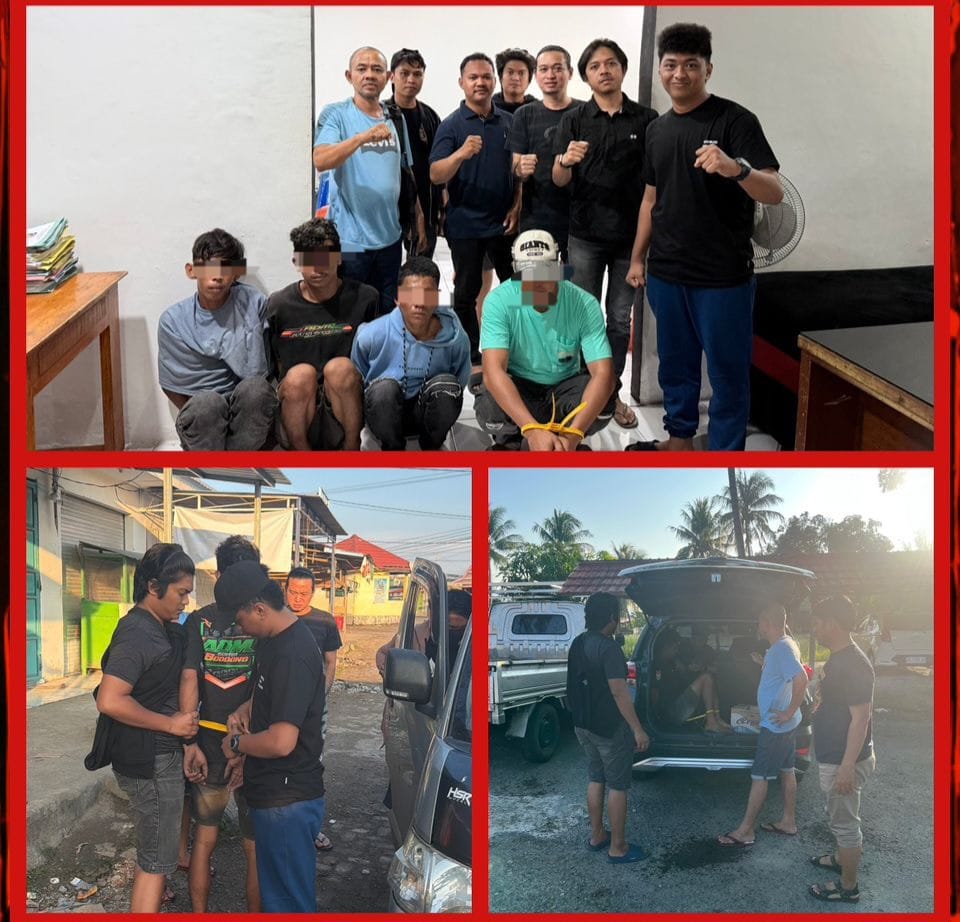 Tiga pelaku Curas Sadis dengan Penada Motor Curian Tim Resmob Polres Bulukumba Meringkus.