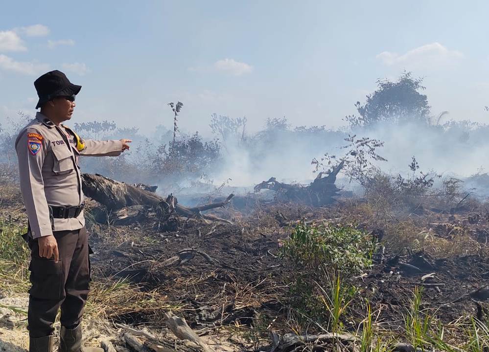 Respons Cepat Polisi Tayan Hilir Pastikan Titik Hotspot di Desa Lalang Aman Terkendali