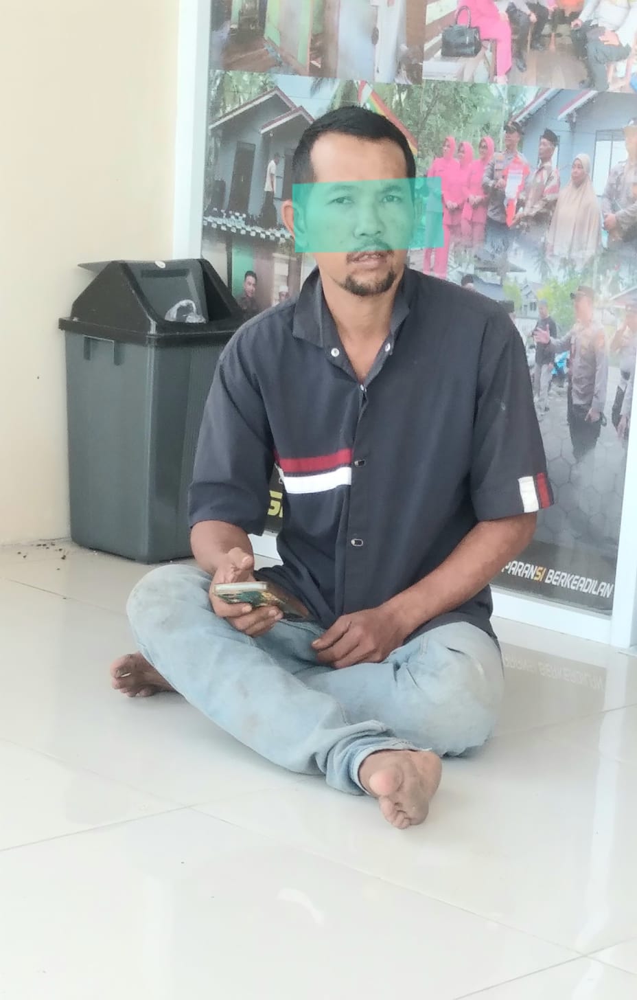 Nginep di Rumah Mertua Adik Kandung, Pria 35 Tahun Nekat Gasak HP! Sempat Diteriaki Maling dan Diamuk Warga, Kasus Berujung Damai di Polsek Sei Beringin